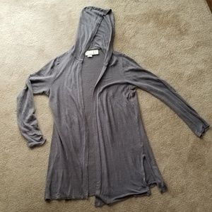 Medium hooded cardigan